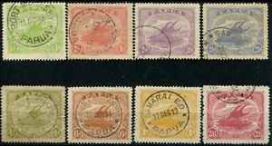 PAPUA 1911-15 MONOCOLOUR SG84/91 FINE USED - Picture 1 of 1