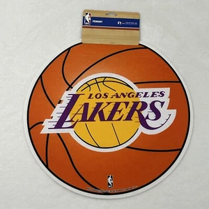 Los Angeles LA Lakers NBA Basketball Shape Rico Ind Felt Pennant Banner Flag 15” - Picture 1 of 5
