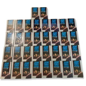 Lot of 34 VHS Star Trek The Next Generation Collector's Edition Sealed Tapes - Picture 1 of 17