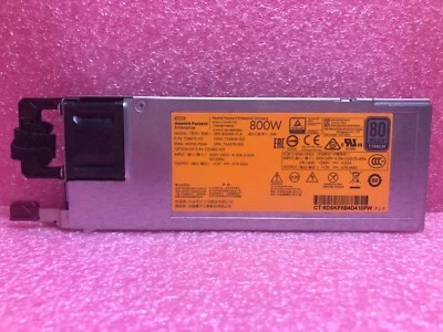754378-001 HP 800W FLEX SLOT TITANIUM HOT-PLUG POWER SUPPLY - Image 1 of 4