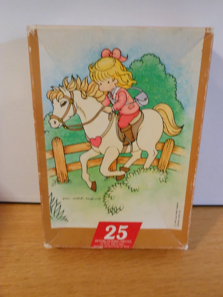 1989 Joan Walsh Anglund 25 Piece Springbok Puzzle - Fancy Free Little Girl Pony - Image 1 of 1