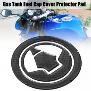 Adesivo tappo serbatoio fibra di carbonio per Kawasaki Z750 Z1000 Ninja ZX-6R A - Foto 1 di 8