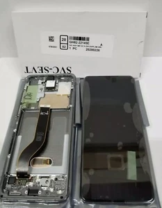 GENUINE SAMSUNG GALAXY S20 PLUS SM-G985 SM-G986B GREY BLACK DISPLAY LCD SCREEN - Picture 1 of 1