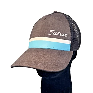 Titleist Cappello da golf regolabile snapback berretto da baseball maglia schiena surf a righe - Foto 1 di 7