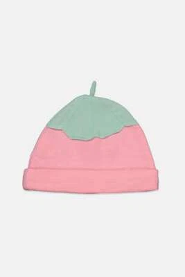 Sombrero Fresa First Impressions Bebé Niñas, Esmalte Rosa 0-6 Meses Nuevo Con Etiquetas Foto 1 de 4