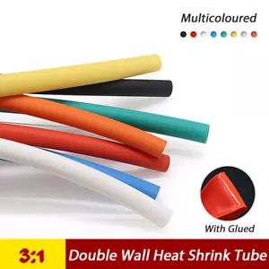 3:1 Double Wall Heat Shrink Tube Waterproof Heat Shrink With Glued Lined Tubing - Picture 1 of 6