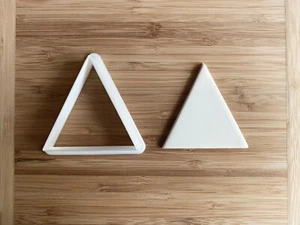 Triangle Cookie Cutter Fondant Jewelry Mini Clay Earring Geometric Cutter - Picture 1 of 1