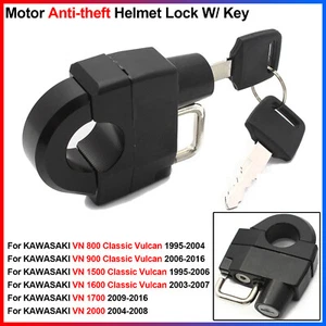 Motor Anti-theft Helmet Lock - For KAWASAKI VN 800, 900, 1500, 1600, 1700, 2000 - Picture 1 of 11