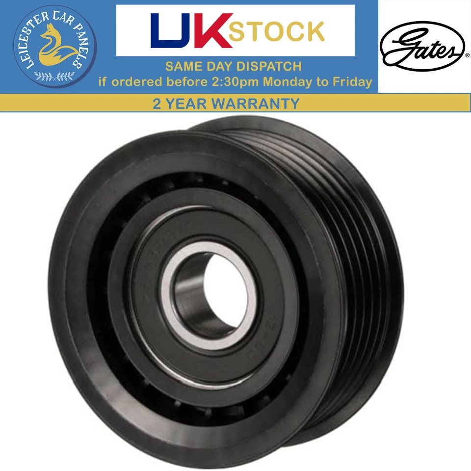 Gates Deflection Guide Pulley V-Ribbed Belt For Jeep Grand Cherokee 2010-2023 - Image 1 of 1