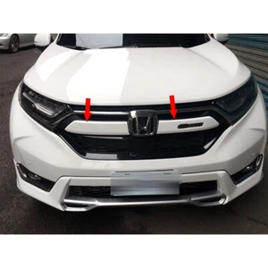 Painted NH578 White For Honda CR-V CRV 5th Front Grille Cover Trim 2017-2019 NEW - Picture 1 of 4