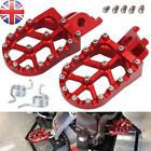 Wide Foot Pegs Footrest Pedal For Honda CR125 CR250 CRF150R CRF250R CRF250X UK