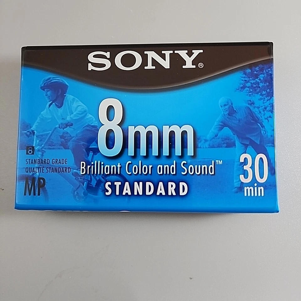 Sony 8mm P6-30MP Standard Grade 30 Minute MP Video Cassette Tape - New Old Stock - Image 1 of 3