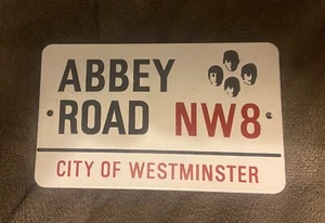 BEATLES ABBEY ROAD NW8 CITY OF WESTMINSTER MINIATUR STEEL STREET - Bild 1 von 4