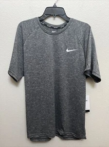 NEW Men's  Nike Swim Dri-Fit Gray T-Shirt  Sun Protection UPF40+ NWT $40  Large - Picture 1 of 10