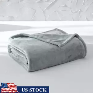 Super Soft Plush Blanket Cozy Couch Camping Tailgating Snuggling Adults Teens US - Picture 1 of 5