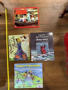 LOT OF 4 BIG BOOKS, OVERSIZE BOOKS CLASSROOM TEACHER GROUP READING - Picture 1 of 1