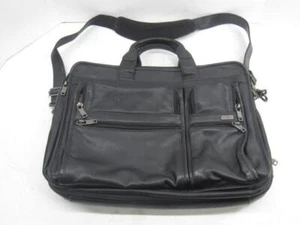TUMI Nappa Leather Expandable Messenger Laptop Briefcase Bag 96041-D4 - Picture 1 of 6
