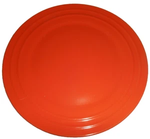 4 RACHAEL RAY Double Ridge Dinner Plates Orange Halloween - Picture 1 of 1