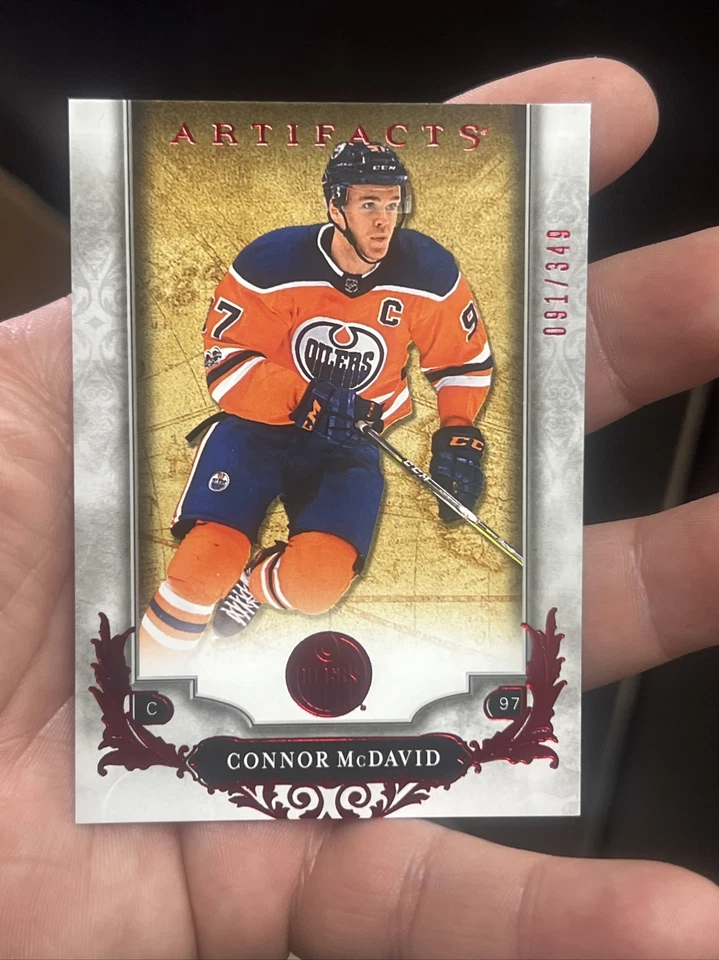2018-19 Artifacts Hockey CONNOR MCDAVID 091/349 - Image 1 of 2