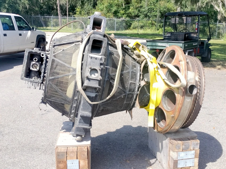 MIG 17 Airplane Turbine Fighter Jet Engine - Klimov VK1F - Image 1 of 4