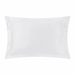 Juego de 2 fundas de almohada blancas 100% algodón percal 200 TC - Imagen 1 de 1