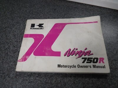 Manual del propietario de fábrica Kawasaki 1988 ZX750 F2 Ninja 750R 99920-1417-02 Foto 1 de 4
