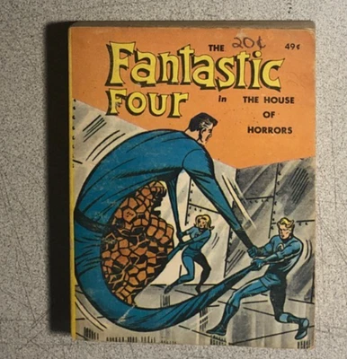 FANTASTIC FOUR in The House of Horrors (1968) Whitman Big Little Book SC Foto 1 de 3