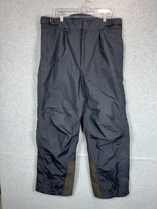 Montbell Pants Mens XL Black Waterproof Nylon Outdoor Hiking Adjustable Waist - Picture 1 of 10