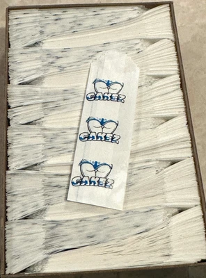 Bolsas de papel 600 de cera para estampillas de vitela de 24 mm *RARO* (24 mm x 76 mm) CAKEZ Foto 1 de 3