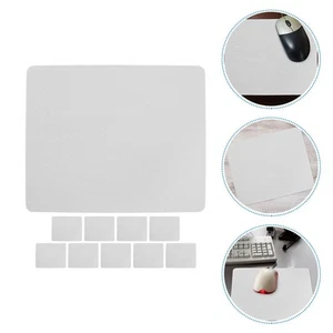 10 Pcs Mouse Pad Solid Color Large Gaming White Full Desk Mousepad - Picture 1 of 12