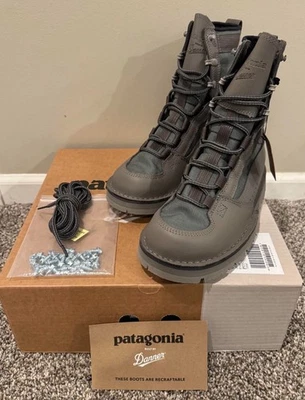 Botas de Vadeo de Sal de Río Patagonia, *NUEVAS EN CAJA*, MN talla 7/40 EUR, Hechas en América Foto 1 de 4