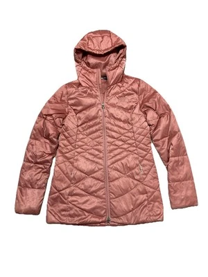 Chaqueta pequeña para mujer The North Face 550 plumón de ganso con capucha cremallera completa acolchada Parka Foto 1 de 4