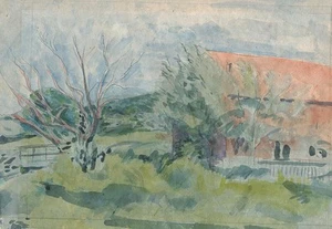 DURNSFORD MILL MINAL WILTSHIRE Painting c1938 SICKERT Pupil FRANK GRIFFITH - Picture 1 of 1