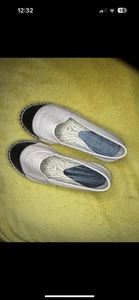 Office Girl Espadrille Heels Leather Size 36 Cream Rose - Picture 1 of 7