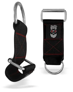 Dumbbell & Barbell Loading Straps | Attachment Straps for Dips, Pullups, Squa... - Picture 1 of 7