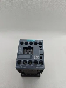 **SIEMENS** 3RT2017-1AB01 Contattore Tripolare 12A 5,5kW S00 1NA Bobina 24VCA - Foto 1 di 4