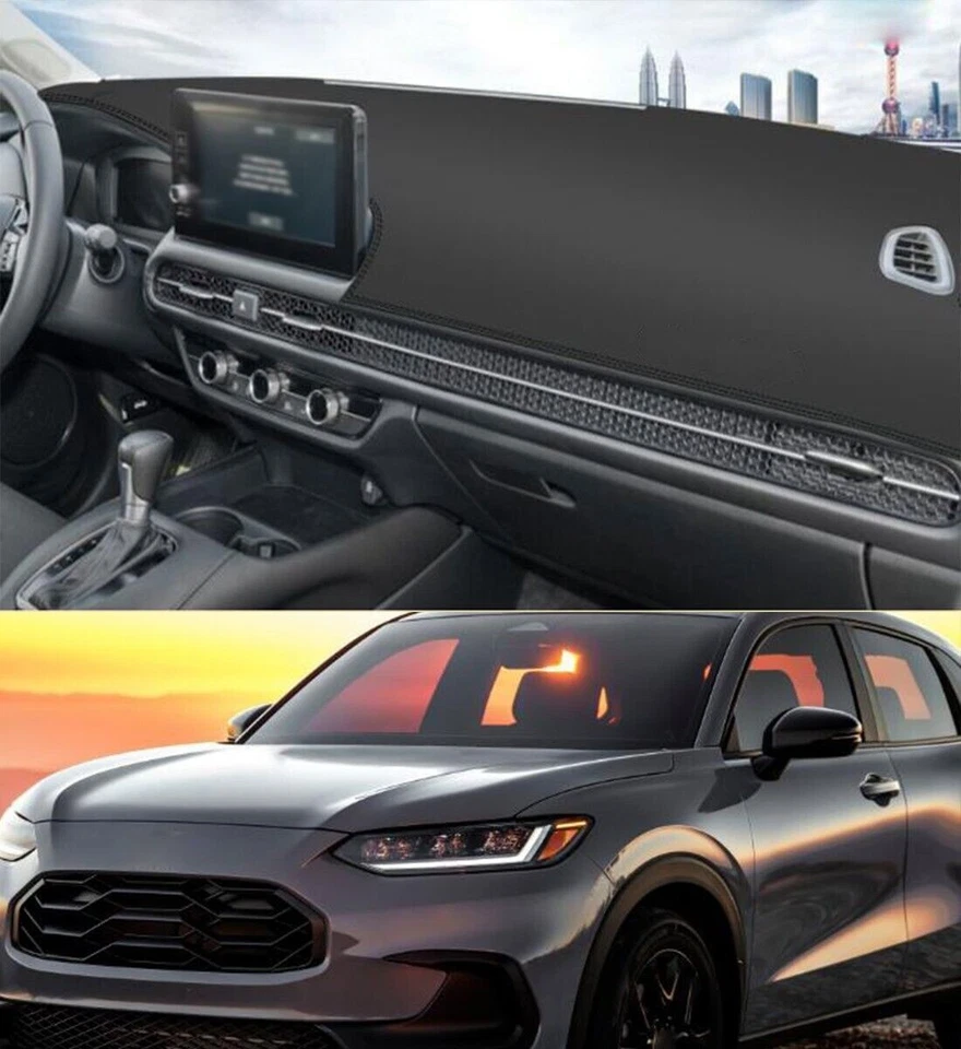 New For Honda HR-V 23-25 leather Non-slip Dash Board Cover Mat Dashboard Carpet - Image 1 of 4