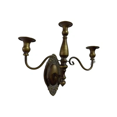Wall Sconce Candle Holder Vintage Candelabra, Metal Candle Stand Decorative - Image 1 of 4