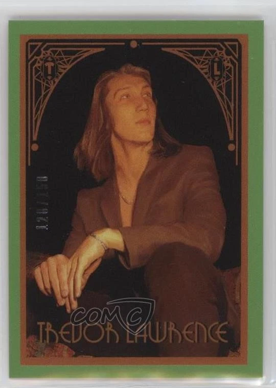 2021 Topps X Trevor Lawrence Green /150 Trevor Lawrence #41 Rookie RC - Image 1 of 2