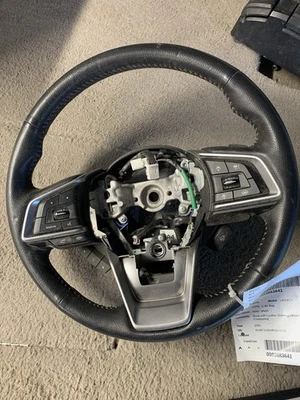 2020 - 2024 SUBARU OUTBACK VOLANTE COM CÂMBIO DE PÁS PRETO OEM AQUECIDO - Imagem 1 de 2