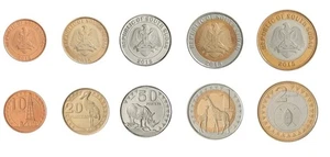 SUDAN DEL SUR serie 5 monedas 2015 tematica animales y Bimetalicas - Picture 1 of 1