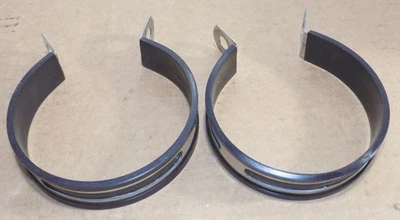 Exhaust Muffler Silencer Canister Mounting Straps Hanger Clamps Ducati Monster - Image 1 of 4