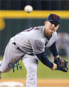 Cleveland Indianer JOSH TOMLIN signiert 8x10 - Bild 1 von 1