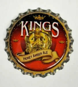 Kings Plastic Lined Beer Crown Bottle Cap - Picture 1 of 4