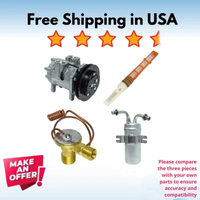 Kit Compressor A/C Fit Ford E-250 Econoline Club Wagon 1988-1991 - Image 1 of 4