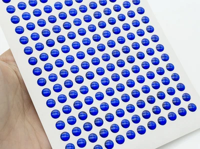 3/4/5/6/7mm All Blue 3D Holographic Fishing Lure Eyes. Fly Tying, Jigs, Crafts