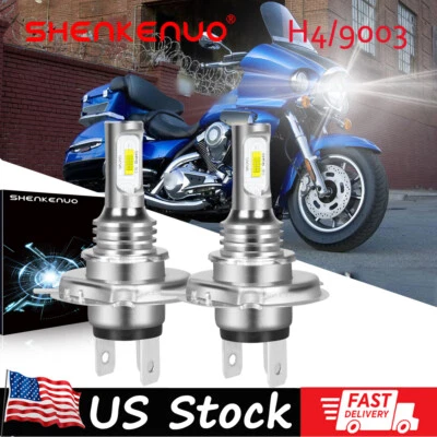 Bombilla de faro LED ultra brillante de 2 piezas para Yamaha XVS1300 V Star 1300 2007-2015: EE. UU. Foto 1 de 4