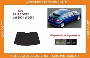 pellicola oscurante vetri pre tagliata MG ZR 5P dal 2001-04 kit lunotto - Imagen 1 de 1
