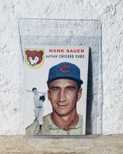 1954 Topps Set-Break # 4 Hank Sauer VG-VGEX Cubs Card