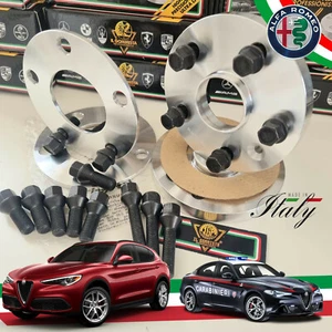 4 DISTANZSCHEIBEN 5+20mm 5x110 65.1 + 20 BOLZEN SPEZIFISCH FÜR ALFA ROMEO GIULIA++++ - Bild 1 von 4